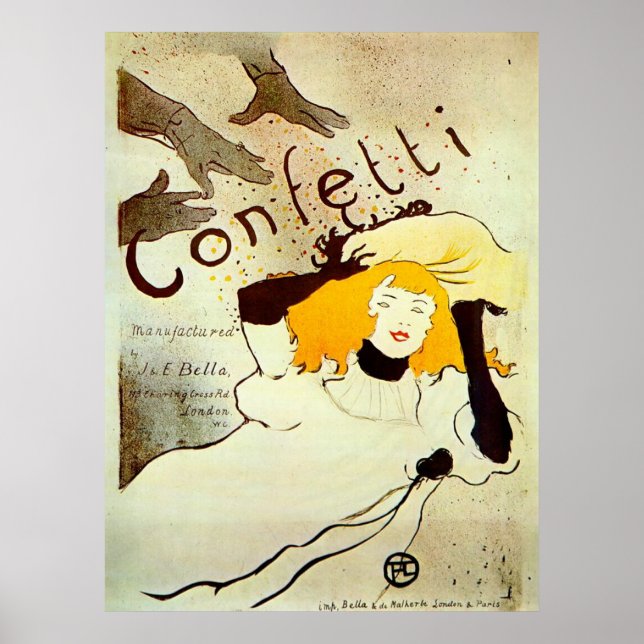 Toulouse-Lautrec Art Nouveau Poster (Frente)