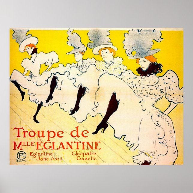 Toulouse-Lautrec Art Nouveau Poster (Frente)