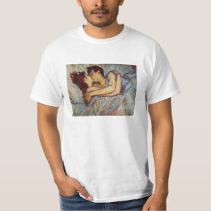 Toulouse-Lautrec na cama o t-shirt do beijo