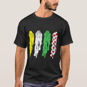 Tour France Jersey Colors Cyclists T-Shirt