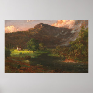 Tourn Mountain - Jasper F. Cropsey Fine Art Poster