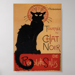 Tournee du chat noir vintage poster