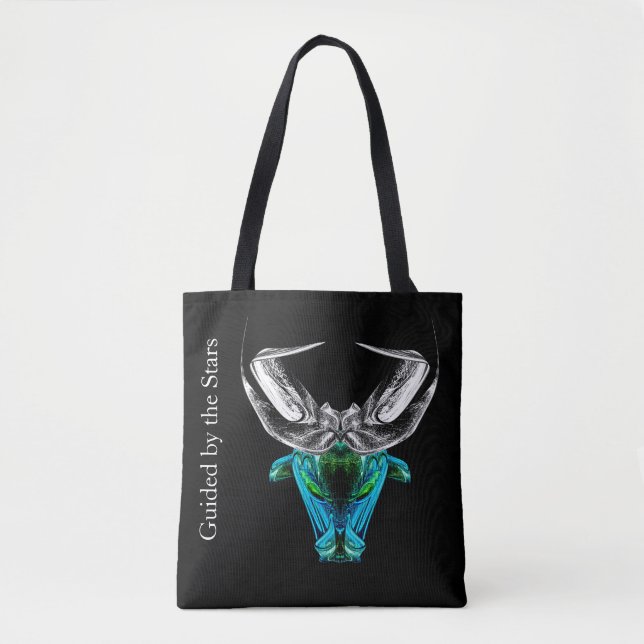 Touro – Bolsa Tote Zodíaco Minimalista (Frente)