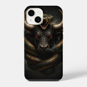 Touro Bravo e Escudo de Cobra - Capinha para iPhon