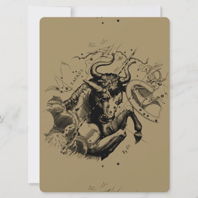 Touro Constelação Hevelius 1690 Engrenando (Frente)