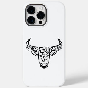 Touro Tribal Negro e Branco / Ox