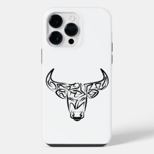 Touro Tribal Negro e Branco / Ox