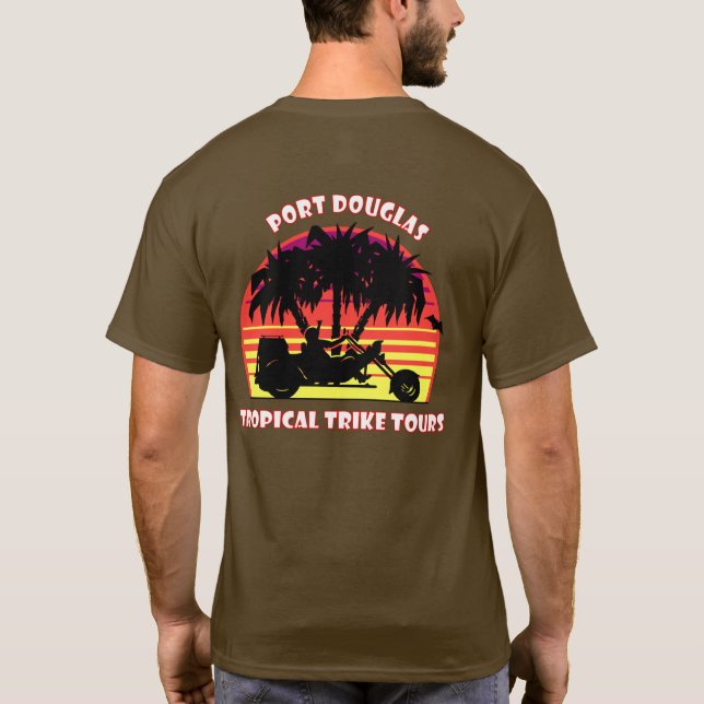 Tours tropicais em T-Shirt (Verso)