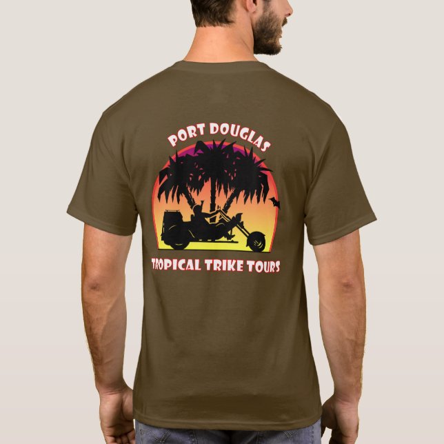 Tours tropicais em T-Shirt (Verso)