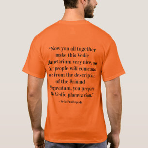 TOVP/Srila Prabhupada Camisa de dois lados