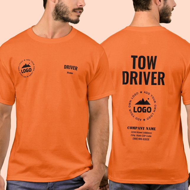Tow Truck Driver T-Shirt (Criador carregado)