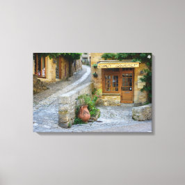 Townscape in Dordogne, France canvas print