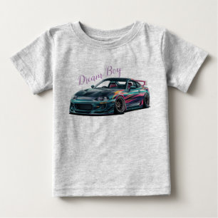 Toyota Personalizada Supra com T-Shirt com Decals