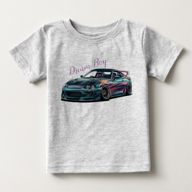 Toyota Personalizada Supra com T-Shirt com Decals  (Frente)