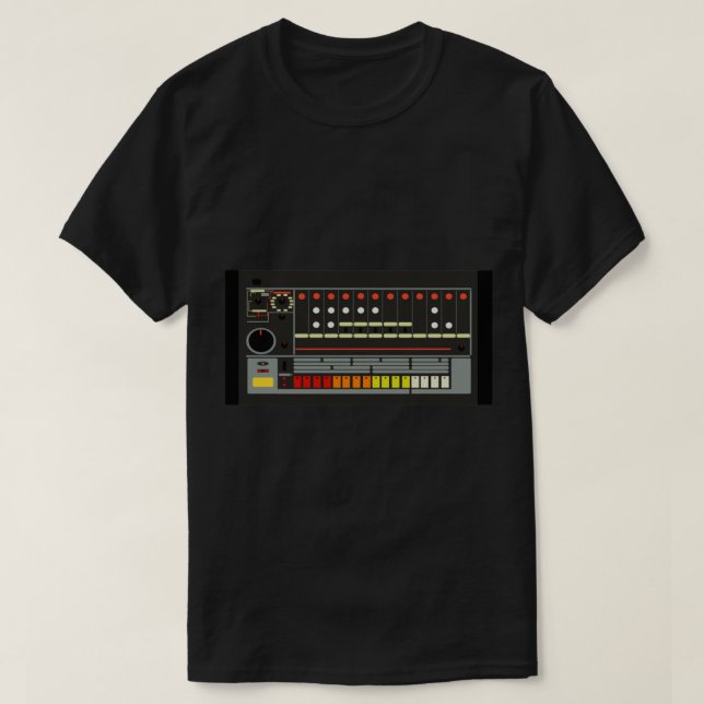 TR-808 Drum Machine Classic T-Shirt (Frente do Design)