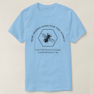Trabalha o duro para o t-shirt do mel