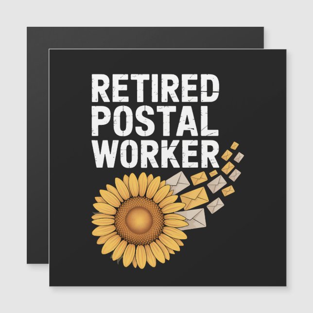 Trabalhador Postal Aposentado (Frente/Verso)