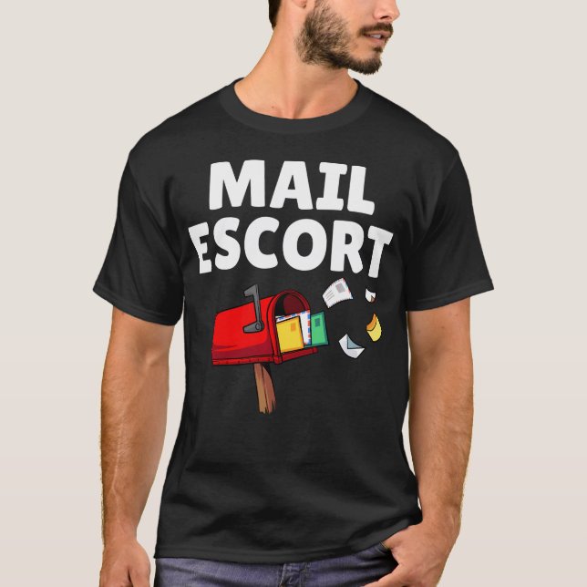 Trabalhador Postal Engraçado Camisa Postal (Frente)