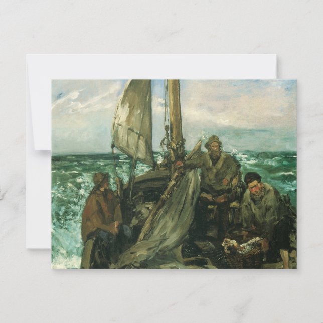 Trabalhadores do Mar por Edouard Manet, Arte Antig (Frente)