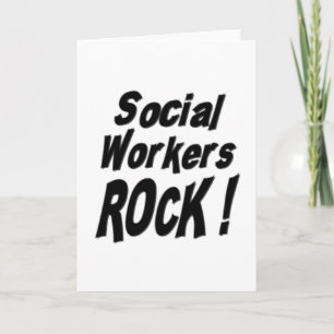 Trabalhadores Sociais Rock! Cartão