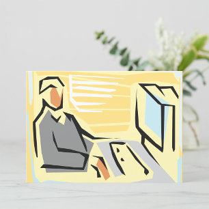 Trabalhando Em Convites Para Computadores