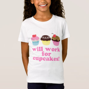 Trabalhará para Cupcakes Crianças T-Shirt