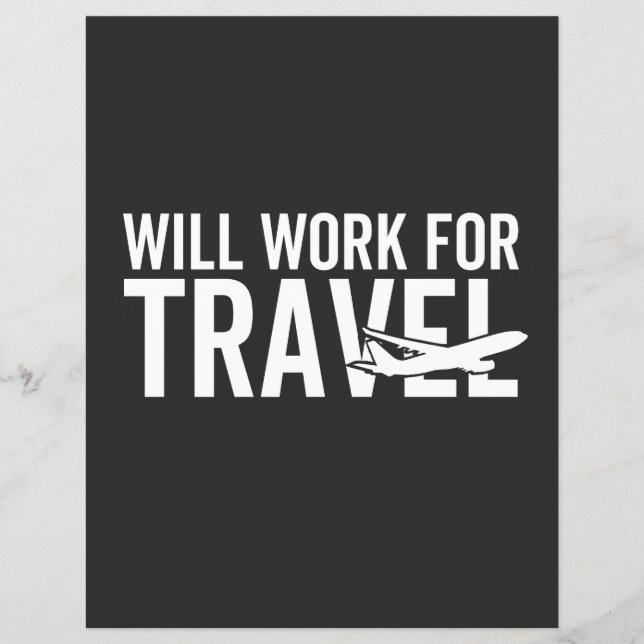 Trabalhará Para Viajar (Frente)