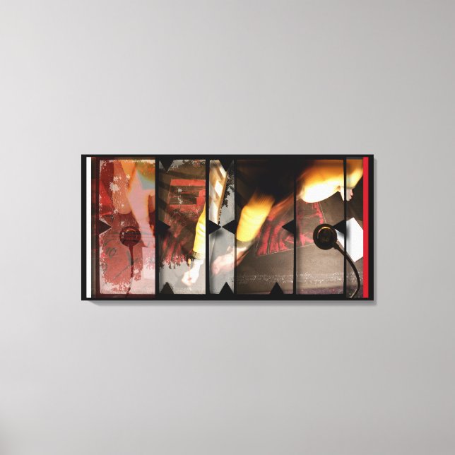 Trabalho Aberto sobre a Canvas Open Red 5 Photomon (Frente)