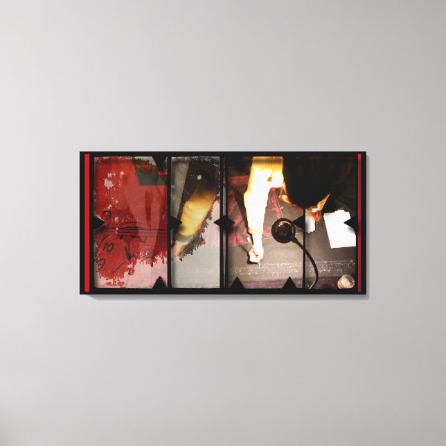 Trabalho Aberto sobre a Canvas Open Red 6 Photomon (Frente)