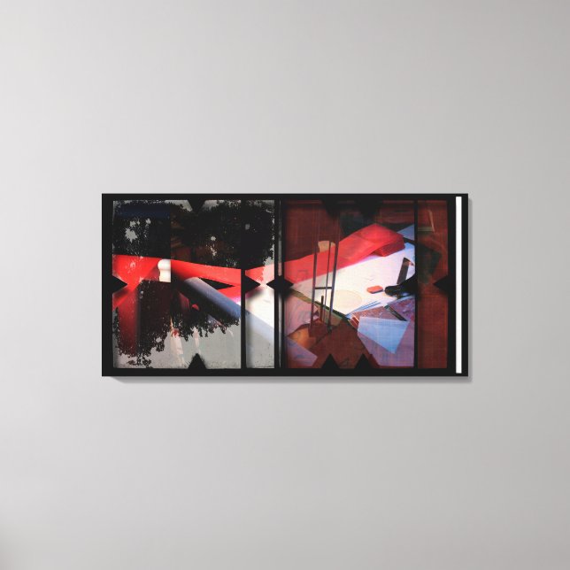 Trabalho Aberto sobre a Fotomontagem de Canvas Ope (Frente)