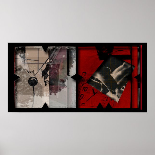 Trabalho Aberto sobre o Poster de Fotomontagem Ope (Frente)