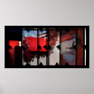 Trabalho Aberto sobre o Poster Open Red 18 Photomo