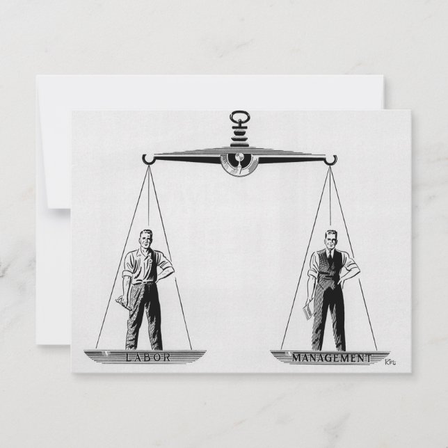 Trabalho Antigo vs Gestão, Escalas da Justiça (Frente)