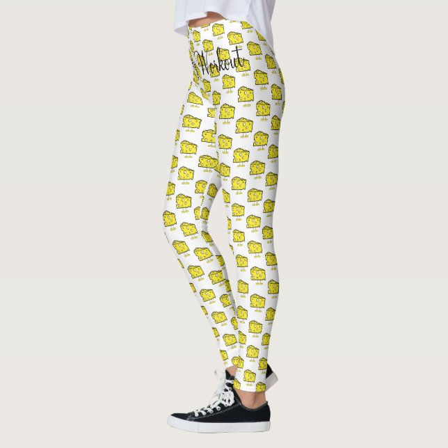 Trabalho Caturro Leggings Brancas  (Esquerda)