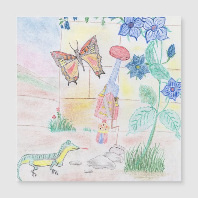 Trabalho de arte de Crianças Personalizadas, brinq (Frente)