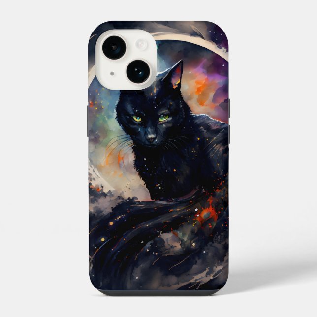Trabalho de arte de Lua de Eclipse de Cor de Água  (Verso)