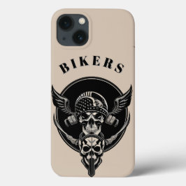 Trabalho de arte do crânio gótico com detalhes de