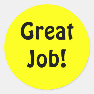 Trabalho de Excelente! Adesivo de enfermaria