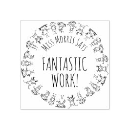 Trabalho Fantástico - Borracha de Carimbo de Profe