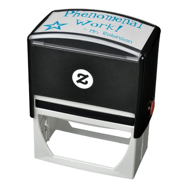 "Trabalho Fenomenal!" + Nome do Tutor Carimbo de B (Produto)