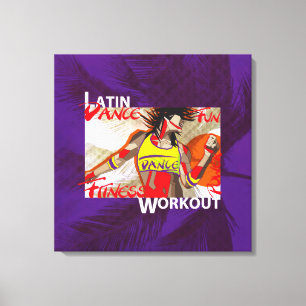 TRABALHO LATIN DANCE - Canvas impressa
