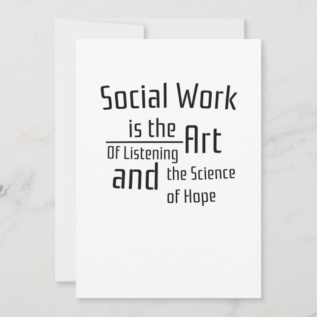 Trabalho Social é Arte de Ouvir assistente social (Frente)