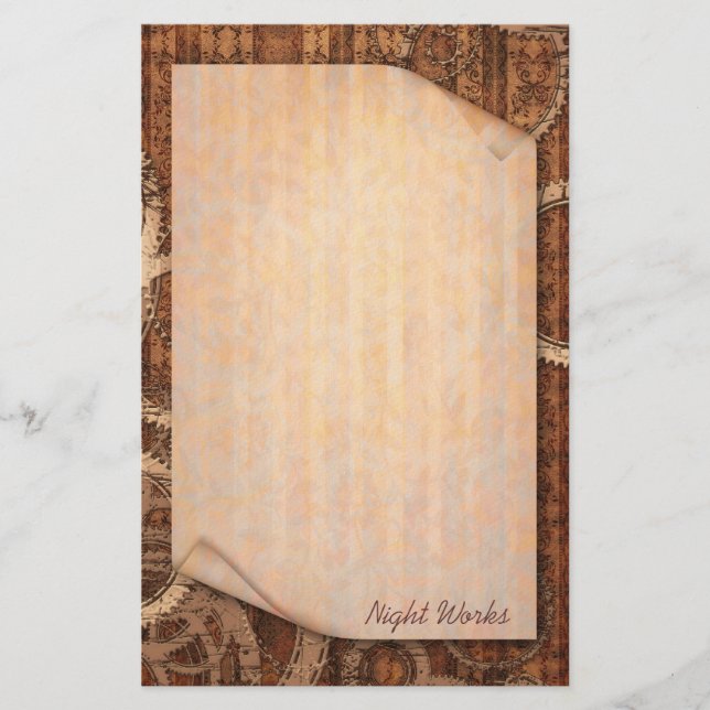 Trabalhos da noite - artigos de papelaria de (Frente)