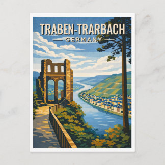 Traben-Trarbach Alemanha Cartão Postal de Viagem A