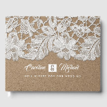 Traço branco | Livros convidados de casamento Kraf