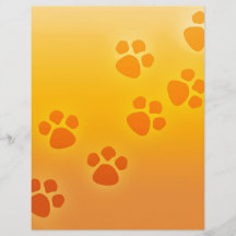 Traços de animais de impressão de pata-branca