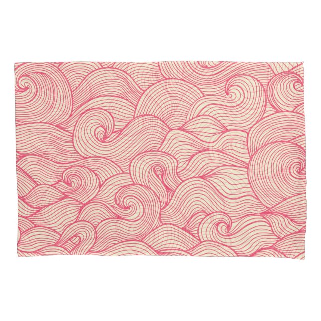 Traços de onda de abstrato, padrão de colheita. (Frente)