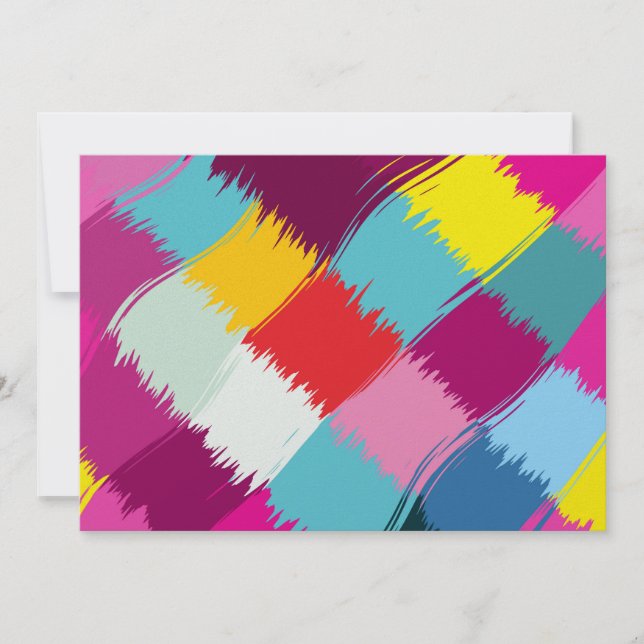 Traços de tinta desenho abstrato (Frente)