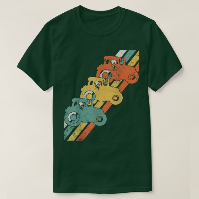 Tractors Tractor Farmer Farming T-Shirt (Frente do Design)