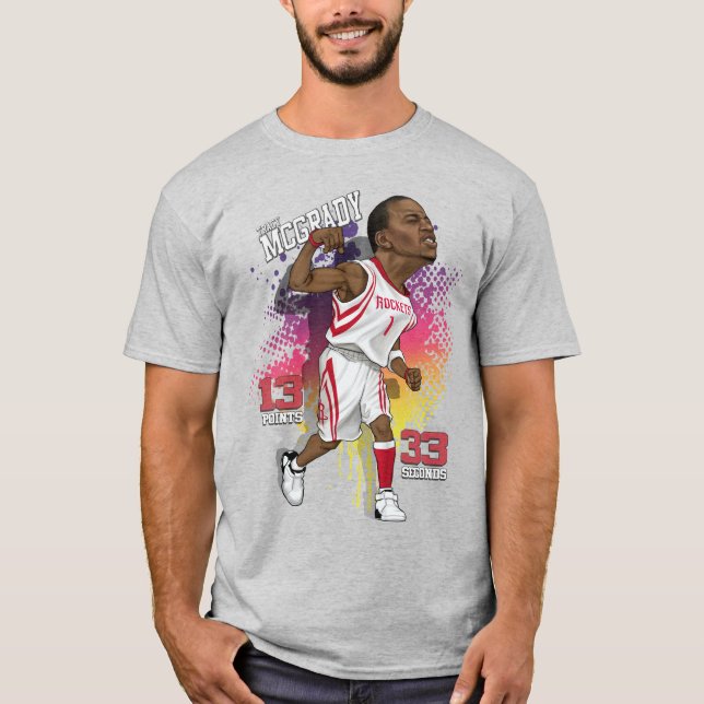 Tracy McGrady Caricature T-Shirt (Frente)